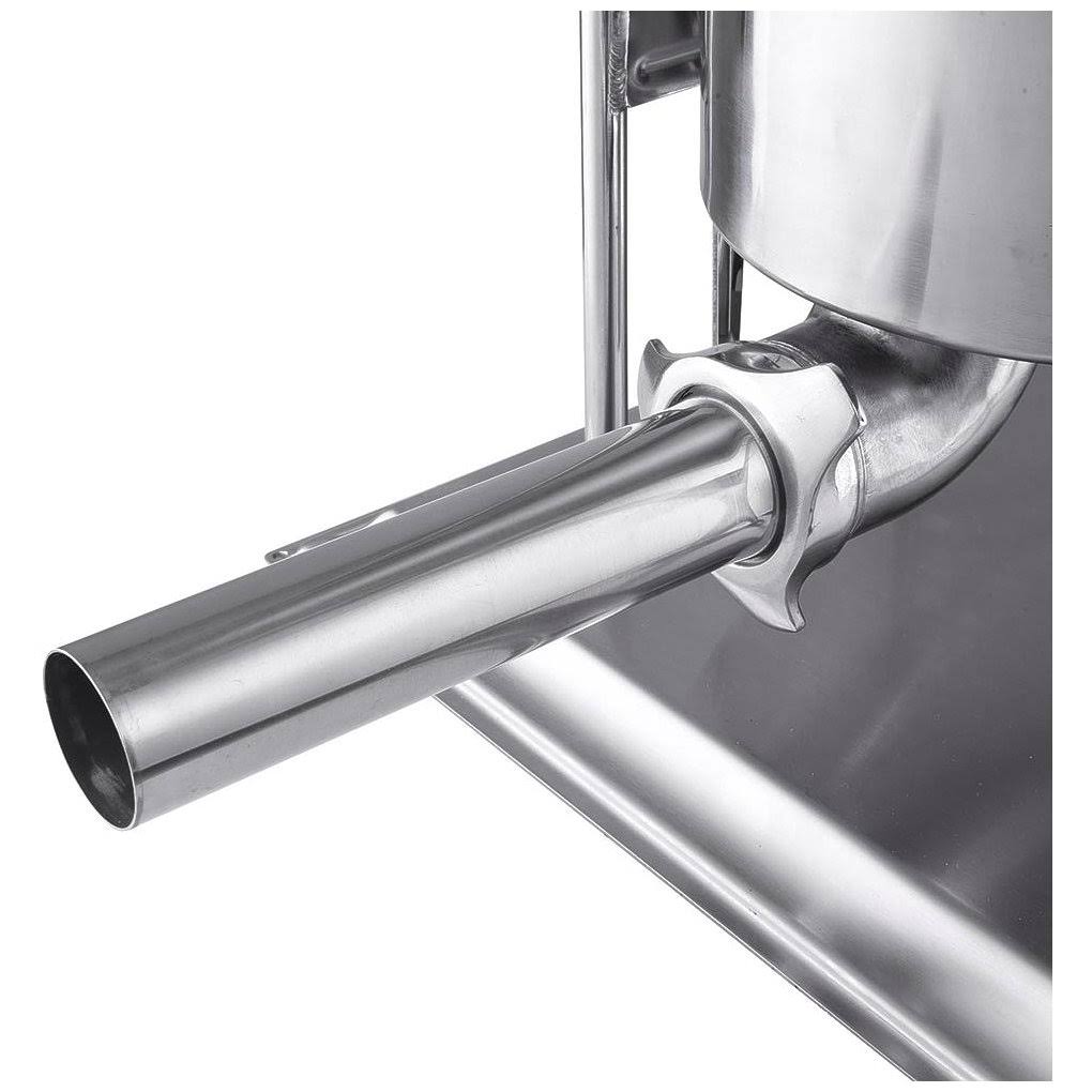 Yescom 15L Electric sausage Stuffer Vertical Stainless Steel Meat Filler w/4 Stuffing Tubes Commercial Restaurant