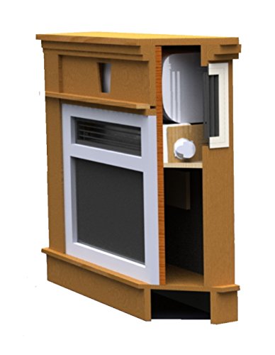 Hidden Comfort 9000 btu 20 SEER mini split inside of a Fireplace Surround