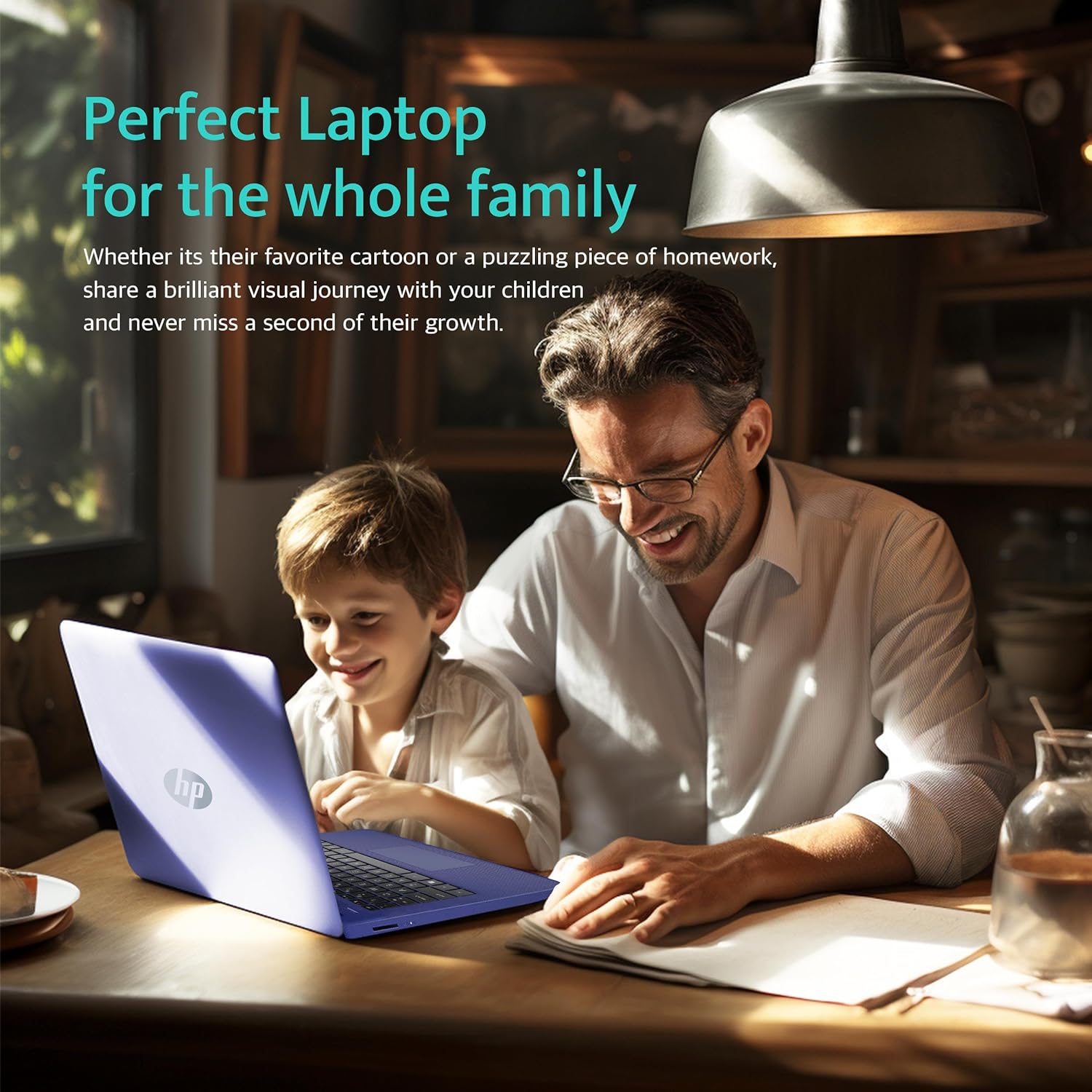 HP Touchscreen Laptop, 14" HD Business Laptop, AMD Ryzen 7-5700U, 32GB RAM, 2TB PCIe SSD, AMD Radeon Graphics, HD Webcam, WI-FI 6, Bluetooth, HDMI, Blue, Windows 11, 32GB USB Card