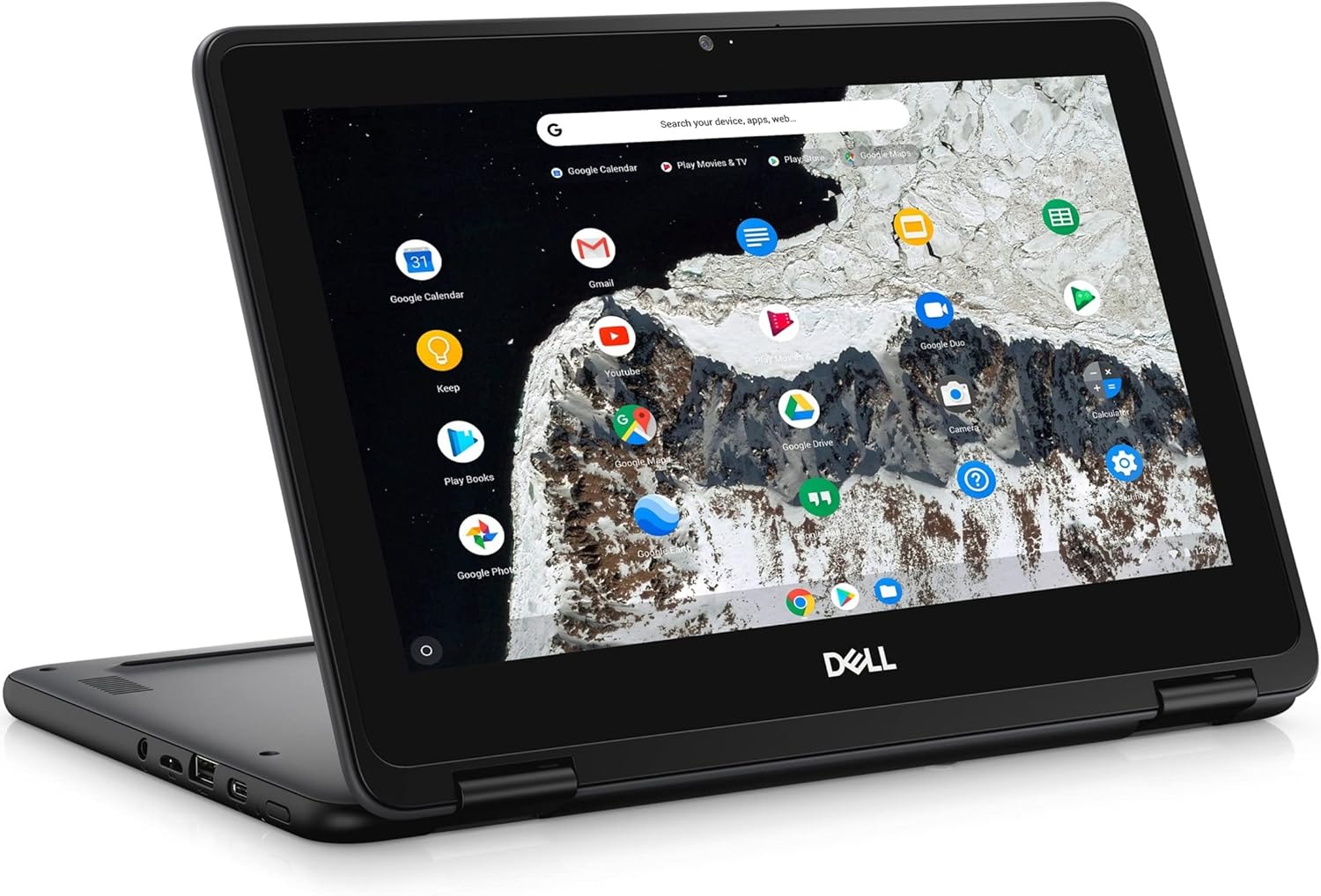 Dell Chromebook 11 3100 11.6" Touchscreen 2 in 1 Chromebook - HD - 1366 x 768 - Intel Celeron N4020 Dual-core (2 Core) - 4 GB RAM - 32 GB Flash Memory