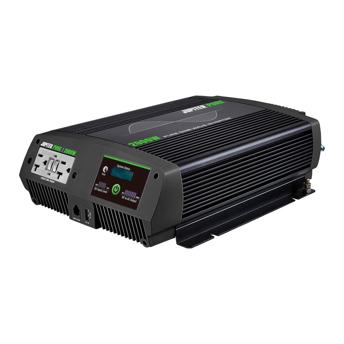 JUPITER PURE 2000 Watt Continuous/4000 Watt Peak Pure Sine Wave Power Inverter