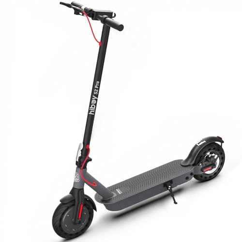 Hiboy S2/S2 Pro/S2 MAX Electric Scooter, 350-500W Motor, 8.5"-10" Solid Tires, 17-40.4 Miles Range, 19 Mph Folding Commuter Electric Scooter for Adults (Optional Seat)