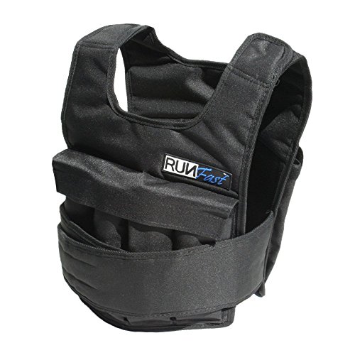 RUNmax Pro Weighted Vest 12lbs/ 20lbs/ 40lbs/ 50lbs/ 60lbs with Shoulder Pads Option