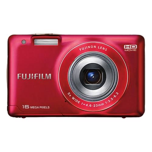 Fujifilm FinePix Jx580 16 Mp Compact Camera, Red - 5X Optical Zoom