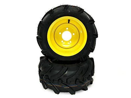 MowerPartsGroup (2) Replacement Front Wheel Assemblies Fits John Deere 18x8.50-10 Lva20123