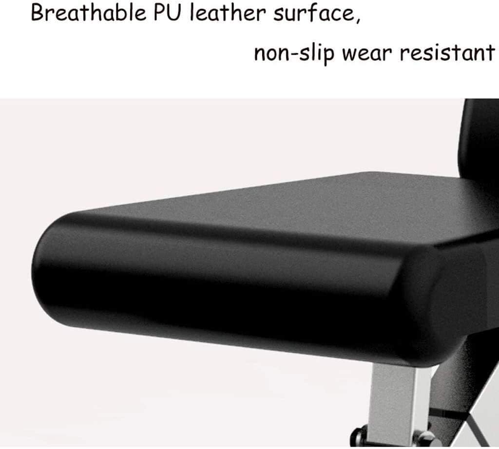 Adjustable Weight Bench Utility Sit Up Bench Flat/Incline/Decline Gym Bench for Upright/Incline/Decline and Flat Exercise Black