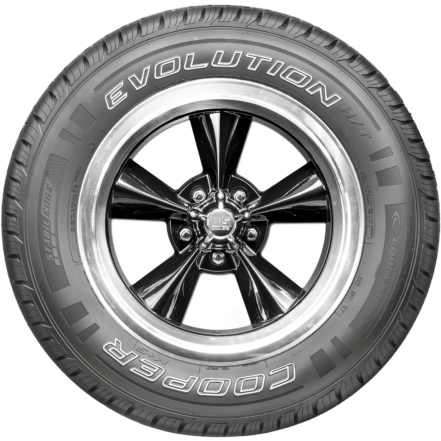 Set of 4 (FOUR) Cooper Evolution H/T 265/70R17 115T A/S All Season Tires Fits: 2014-18 Chevrolet Silverado 1500 WT, 2010-21 GMC Sierra 1500 SLE