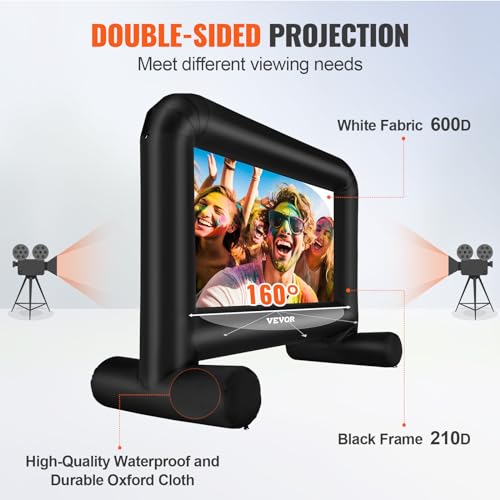 VEVOR Inflatable Movie Screen