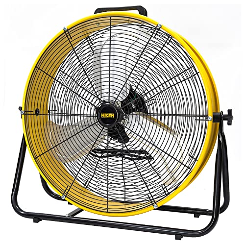 HiCFM High Velocity Powerful Heavy Duty Drum Fan
