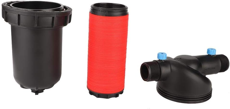 Combort Water Filter Irrigation Filter G1-1/4 Male Thread Disc Filter 120 Mesh for Gardening Agriculture Filters Drip Irrigation Pump, Easy to Clean Pack of 2