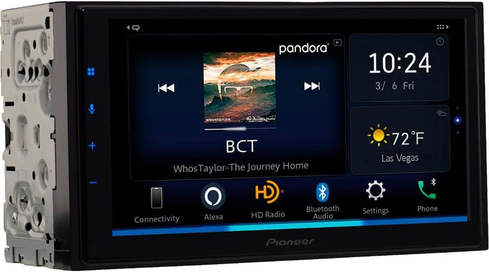 DMH-W4660NEX - In-Dash Multimedia Receiver with 6.8" WVGA Capacitive Touchscreen Display