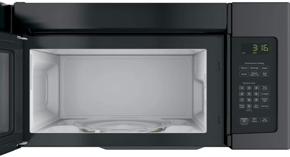 GE JNM3163DJBB 1.6 cu. ft. Over-the-Range Microwave, Black