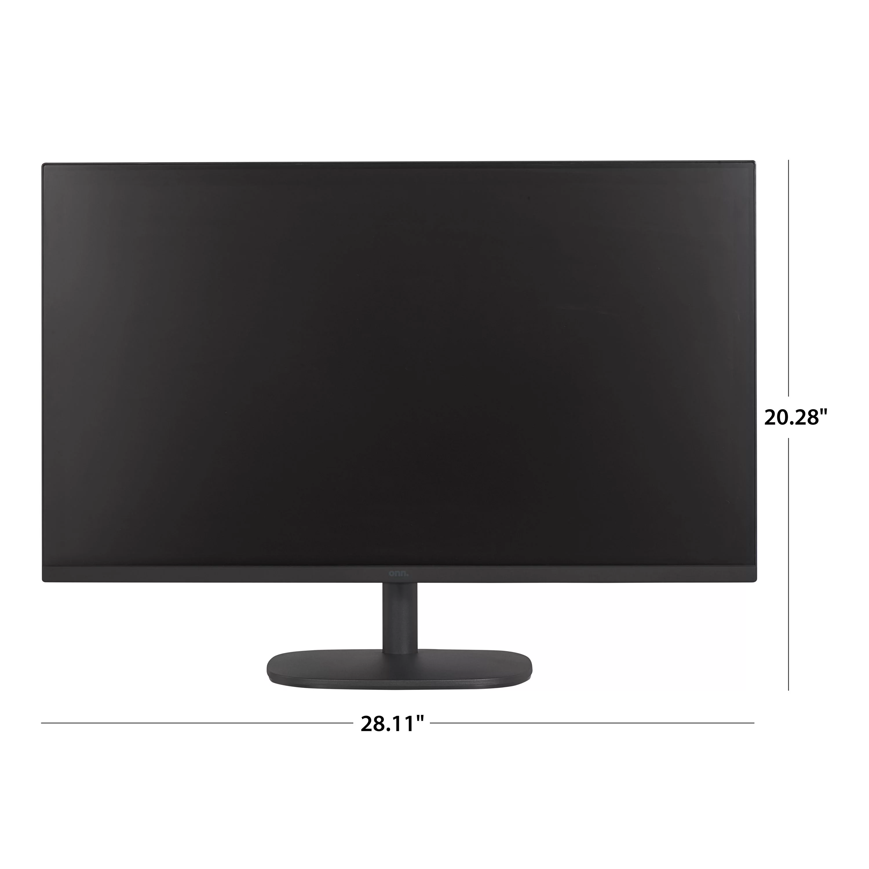 onn. 32" FHD (1920 x 1080p) 75hz Bezel-Less Office Monitor with 6 ft HDMI Cable, Black