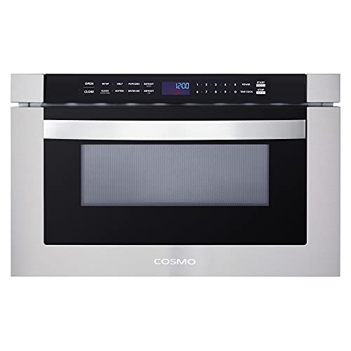 Cosmo COS Built-in Microwave Drawer with Automatic Presets, Touch Controls, Defrosting Rack