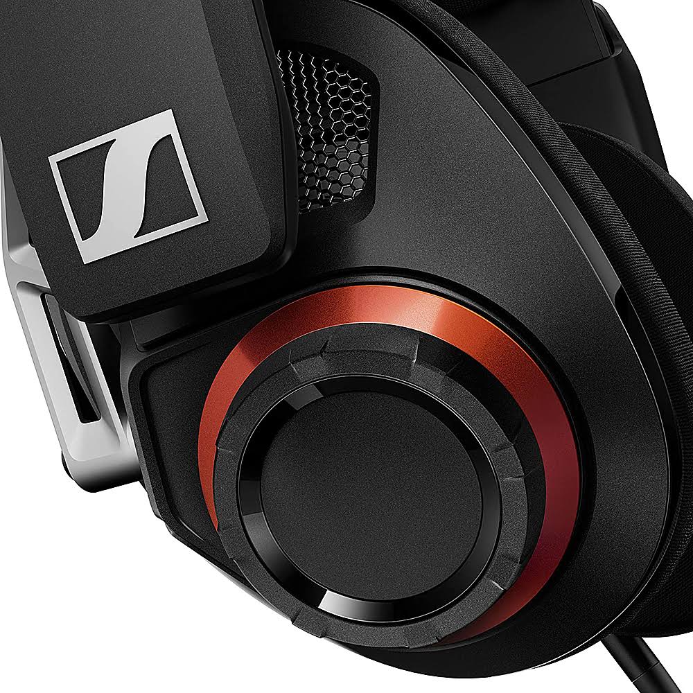 EPOS I SENNHEISER GSP 500 Over-Ear Headset - Noise-Canceling - Red/Black