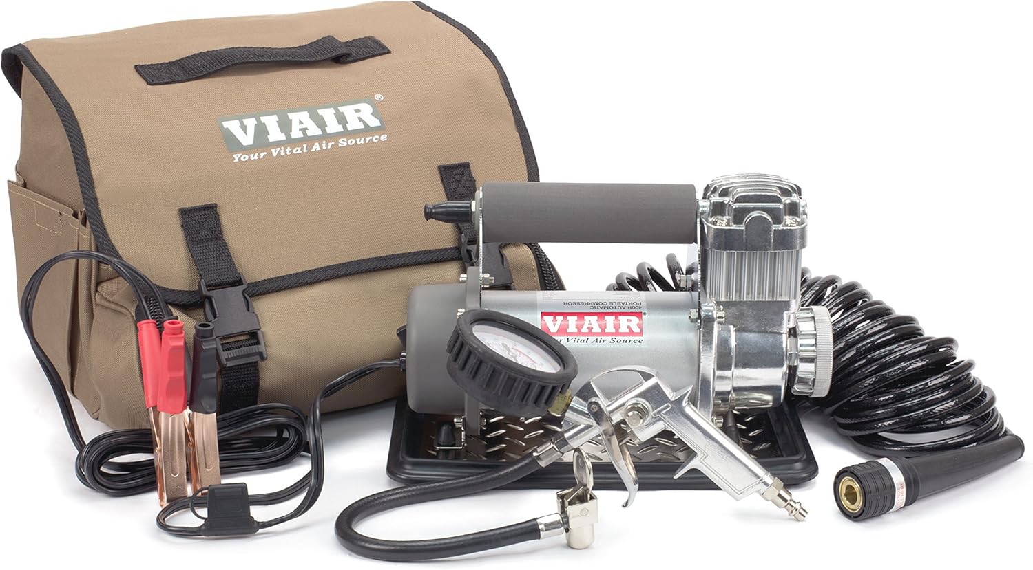 VIAIR - 40045 400P-Automatic Function Portable Compressor , Silver