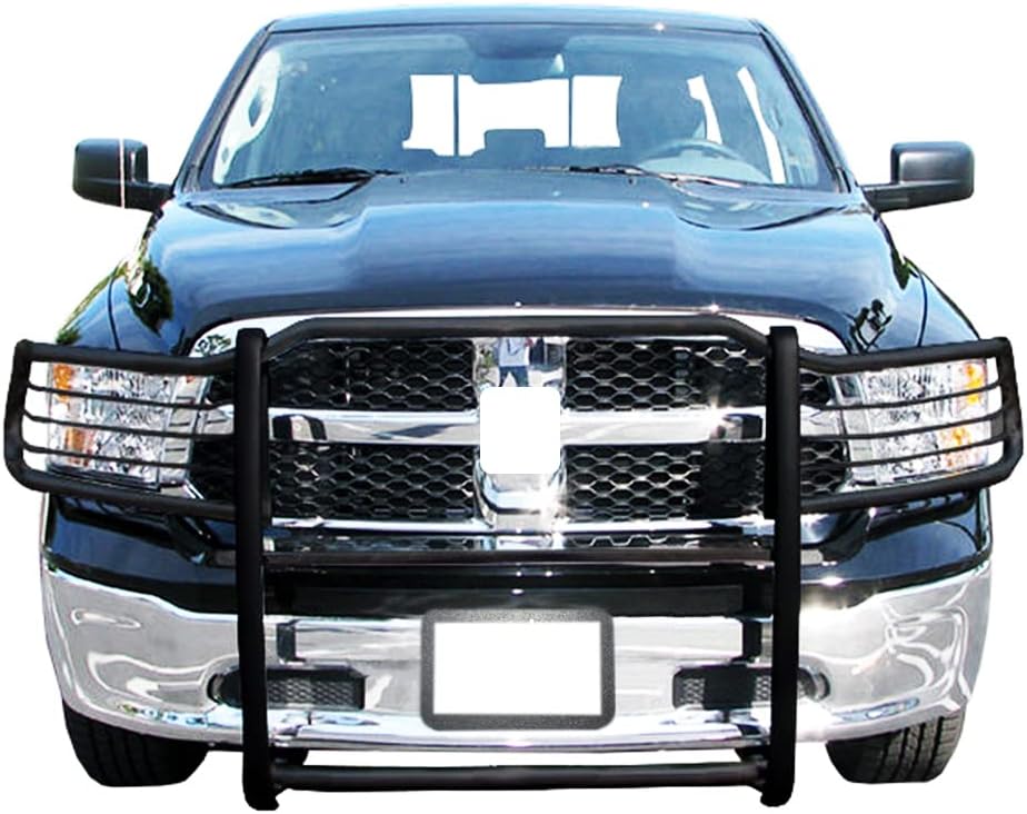 BLACK HORSE Grille Guard 17DG109MA - 2009-2018 Black Dodge Ram 1500/2019-2020 RAM 1500 Classic