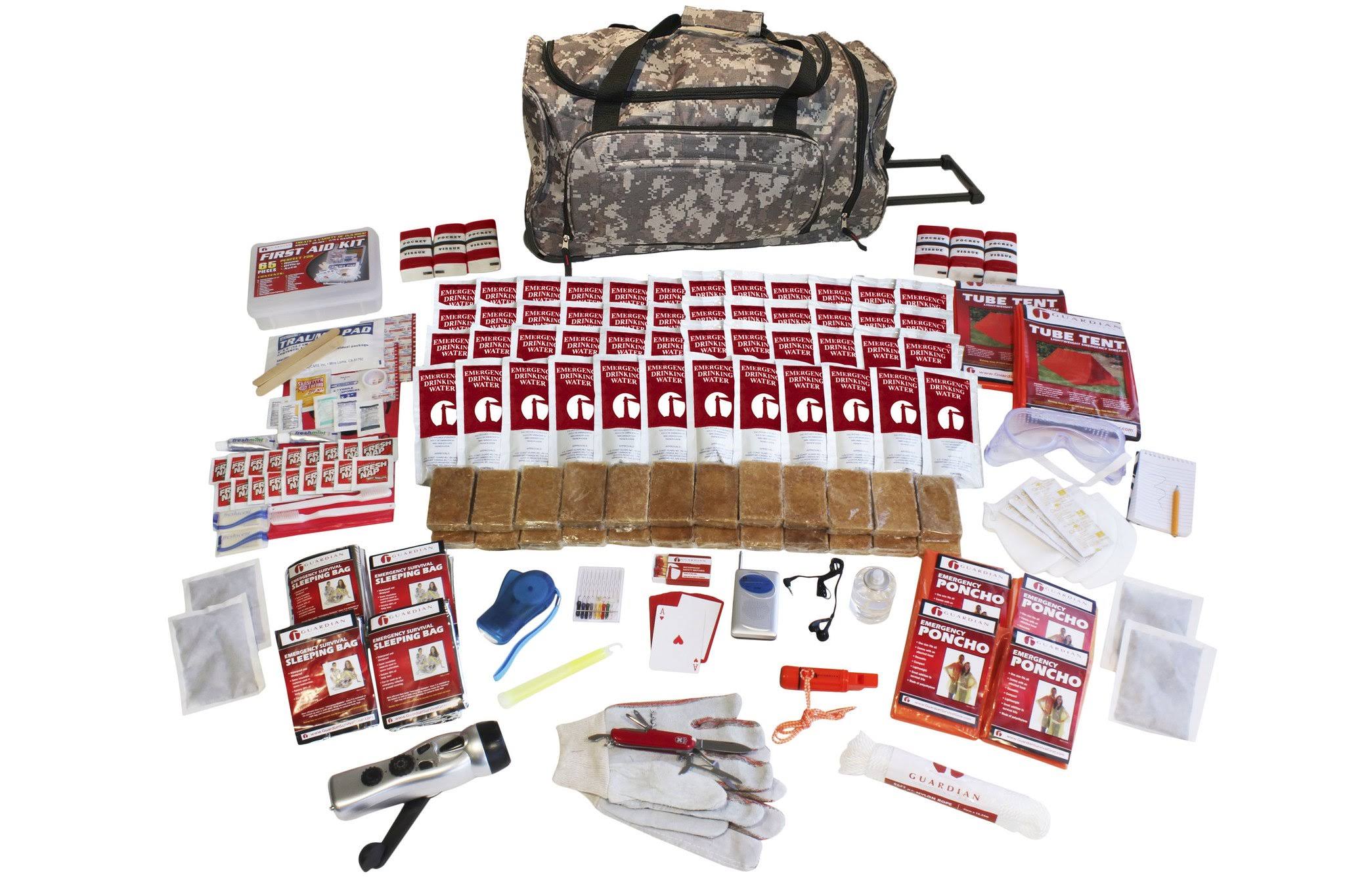 Guardian 4 Person Elite Survival Kit in Camo