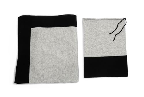 Jet&Bo Luxurious Cashmere Merino Blend Travel Blanket, Airplane-Ready in Packable Pouch, Soft, Lightweight and Breathable