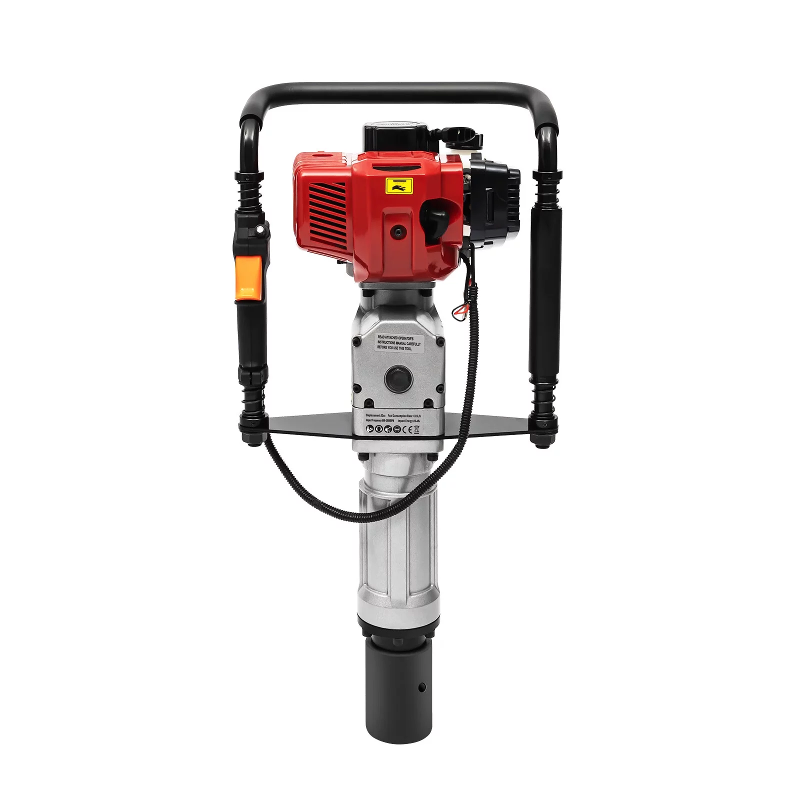 Loyalheartdy 52cc 2 Stroke T Post Driver Piledriver Portable Heavy Duty Fence Gasoline Pile Driver Kit - Curated Treasures Market