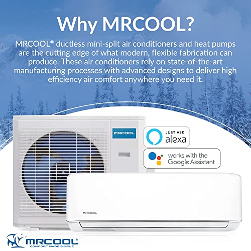 Multi-Zone MrCool DIY 4 Zone Ductless Heat Pump Split System 4th Generation - 36k Condenser