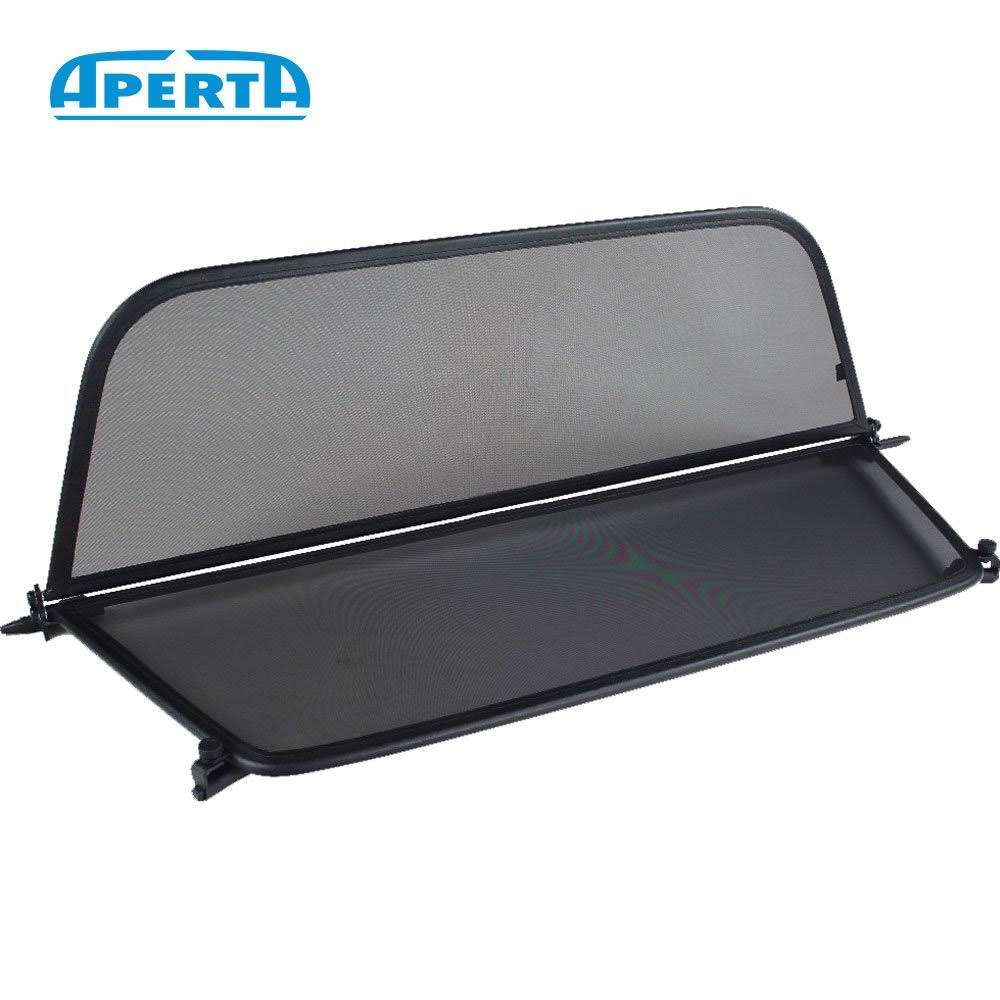 Aperta Wind Deflector Fits BMW 1 Series E88 | Black Tailor Made Windblocker | Draft-Stop Wind Stop BMW Convertible