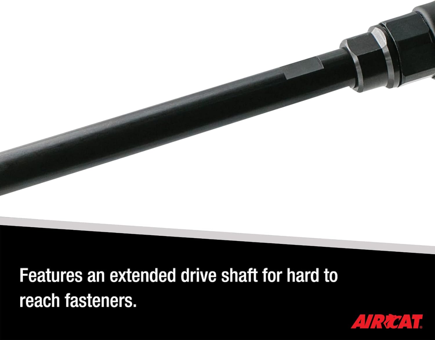 AIRCAT 808-22: 22.5 Inch Long Reach Ratchet 160 RPM, 65 ft-lbs Maximum Torque