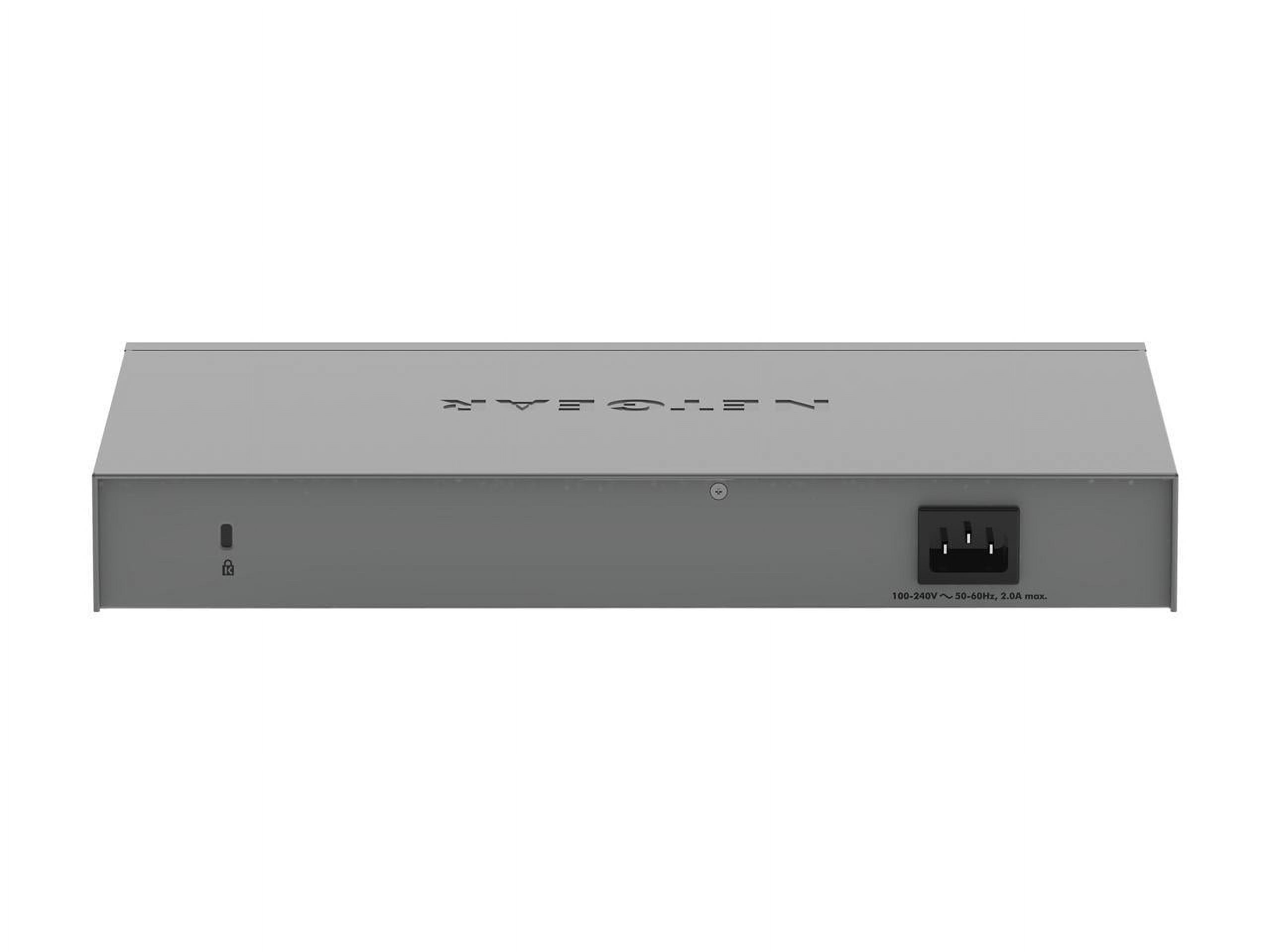 NETGEAR 10-Port Multi-Gigabit/10G Ethernet Smart Managed Pro Switch (MS510TXM) - with 8 x Multi-gig Ports, 2 x 10G SFP+, Insight Cloud Management, Desktop/Rackmount, ProSAFE Lifetime Protection