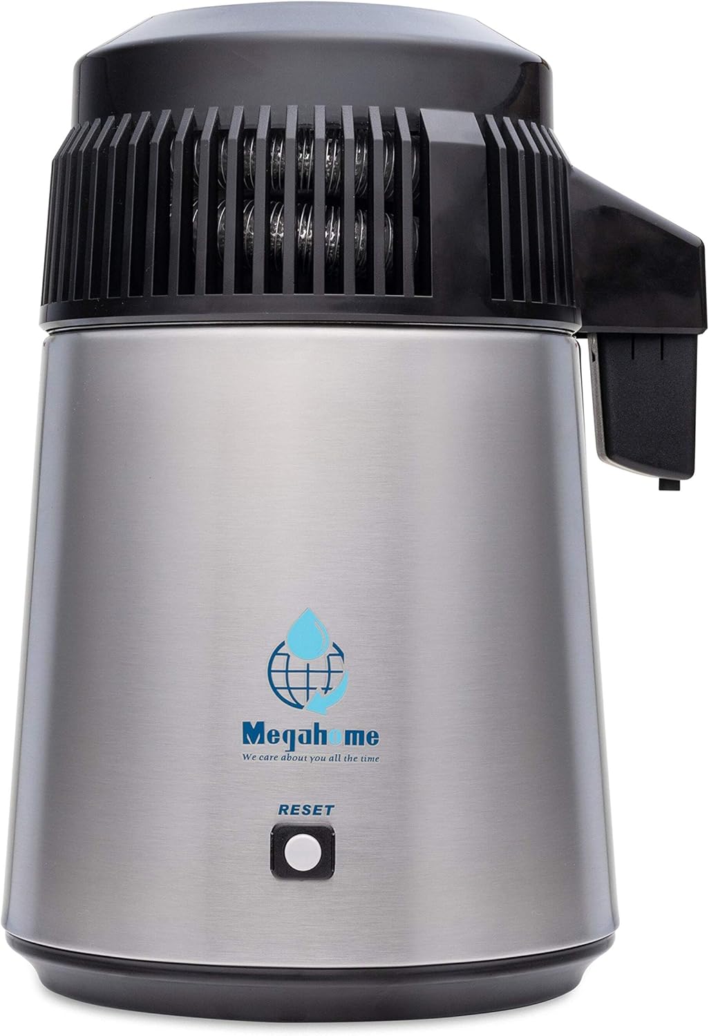 MH943SBS Megahome Heavy Duty Distiller, Glass Collection - 316 Stainless Steel