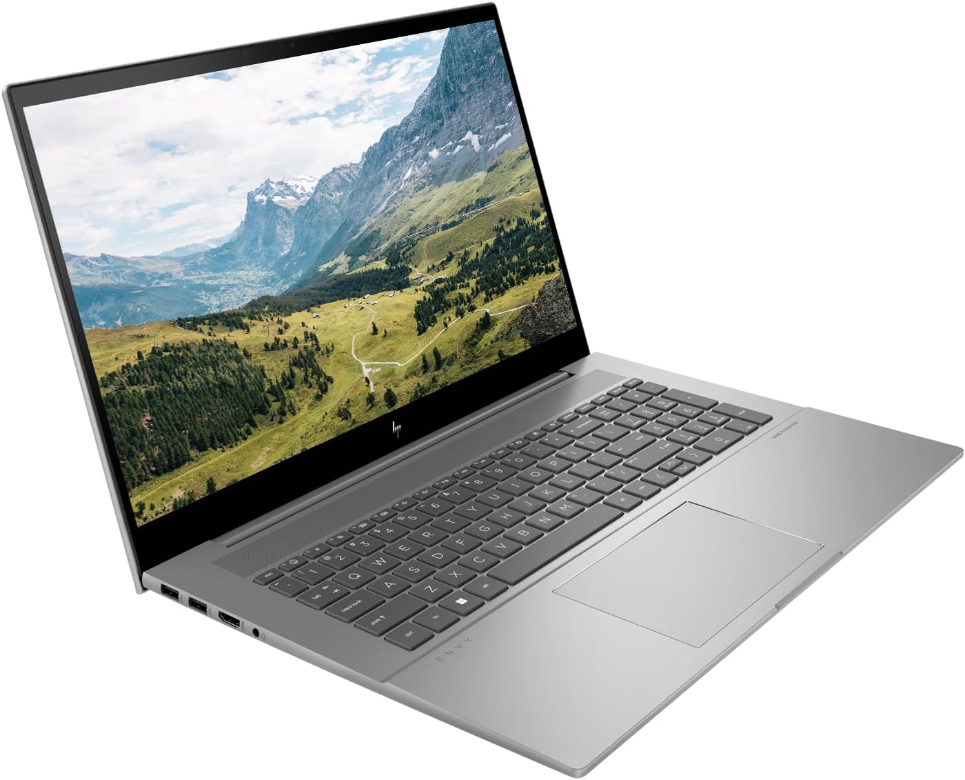HP 2023 Newest ENVY Laptop, 17.3" FHD Touchscreen, 13th Gen Intel Core i7-13700H Processor, 64GB RAM, 2TB PCIe SSD, Webcam, HDMI, Backlit KB, SD Card Reader, Wi-Fi 6, Windows 11 Pro, Grey