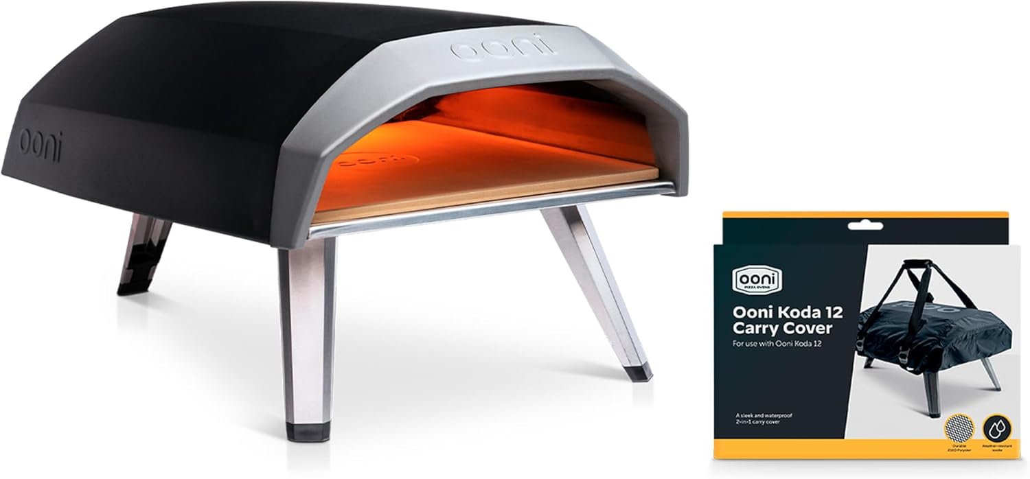 Offer - Save on Ooni Ooni Koda 12 Carry Cover with Ooni Koda 12 Portable Gas Pizza Oven - Outdoor Pizza Oven for Authentic Stone