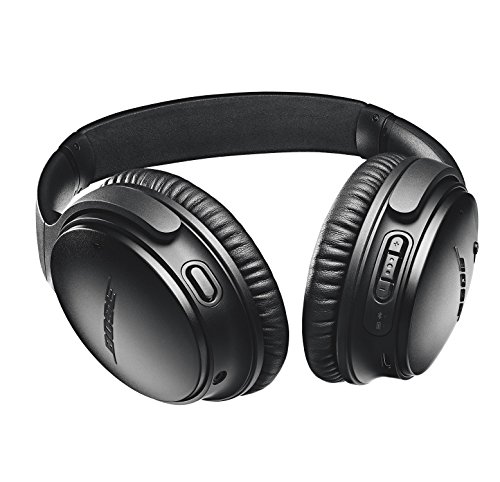 Bose QuietComfort 35 (Series II) Wireless Headphones, Noise Cancelling - Black (Renewed)
