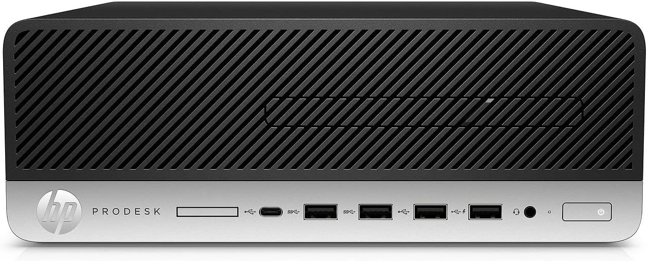 HP 600 G4 SFF Desktop Intel i5-8400 UP to 4.00GHz 16GB DDR4 256GB NVMe SSD + New 1TB SSD Built-in AX210 Wi-Fi 6E BT Dual Monitor Support Wireless Keyboard and Mouse Win11 Pro (Renewed)