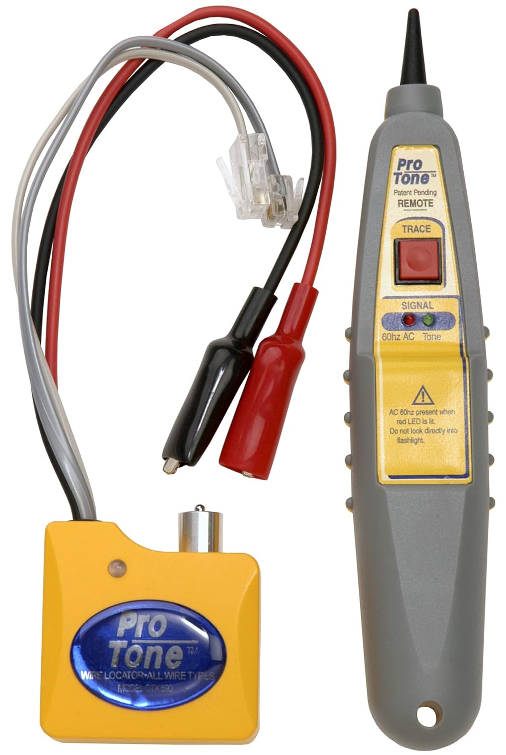 Triplett Fox & Hound Premium Tone and Probe Wire Tracing Kit Generates Multiple Tones with Adjustable Sensitivity for Electrical Wire, LAN Cable, Telephone, and More (3399)