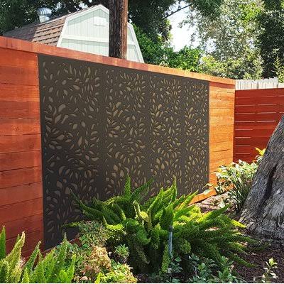 3 ft. H x 6 ft. W Botanical WPC Fence Panel Modinex