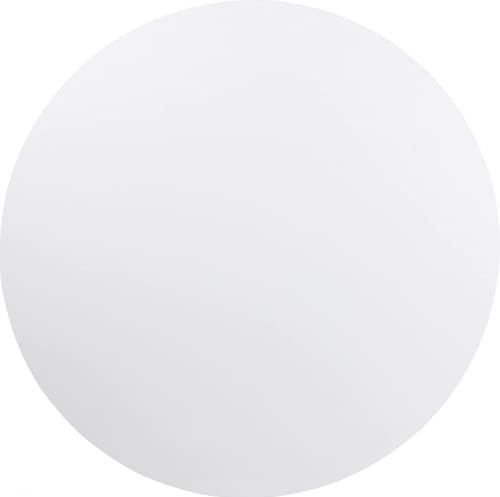 5 Pack! 72" Round Commercial Folding Table - Heavy-Duty White Plastic Folding Table for Events, Parties, Banquets and Weddings - Perfect for Indoor/Outdoor Use