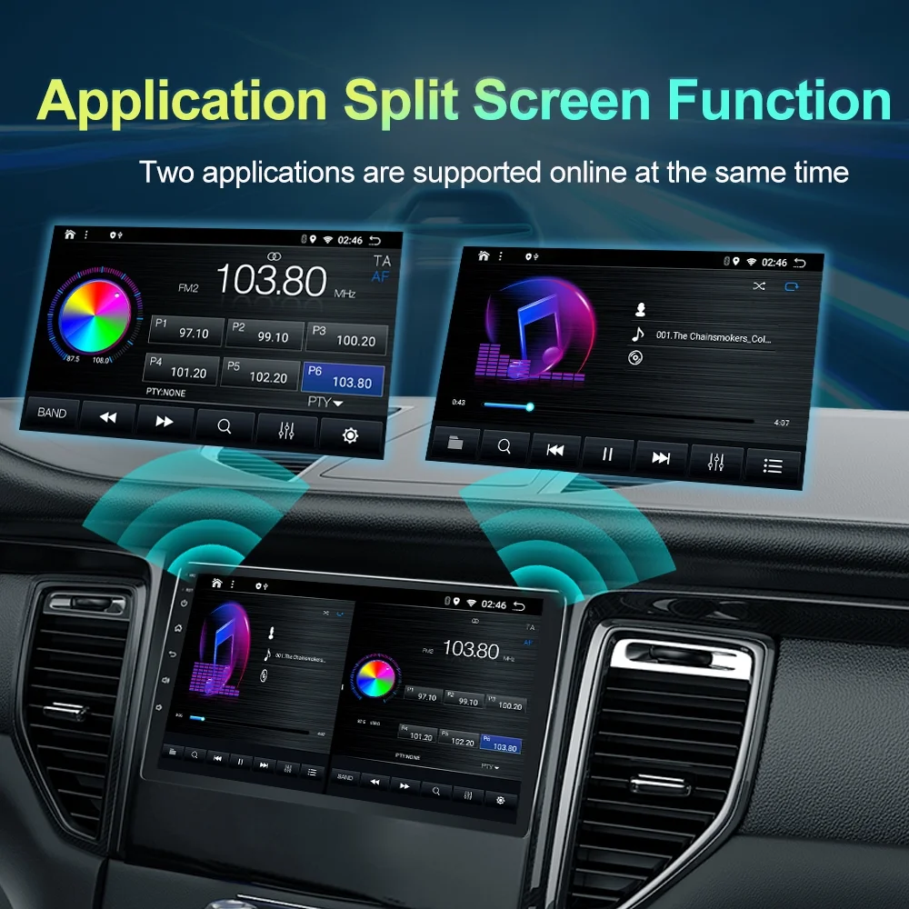 4-64GB Android13 For Subaru Forester 2008-2012 Carplay Car Stereo Radio GPS Wifi