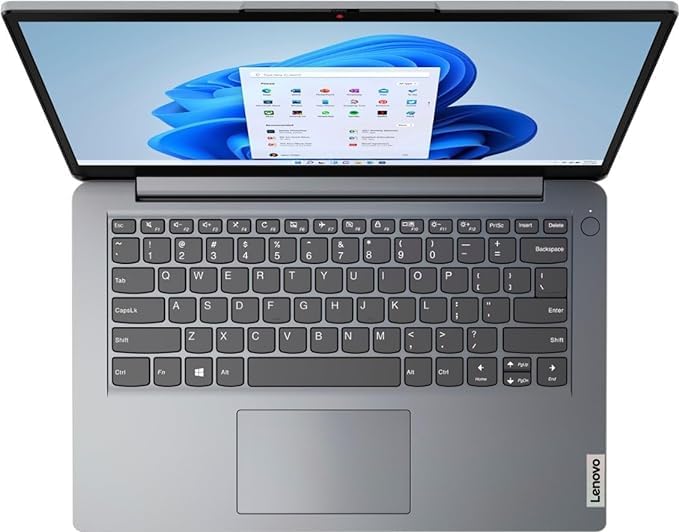 Lenovo Ideapad Laptop 14'' HD - for Busniess and Student Thin and Light Computer, Intel Celeron Processor, 4GB RAM, 128GB Storage(64G eMMC+64G SD Card), Long Standby(10h+), Win 11 Pro