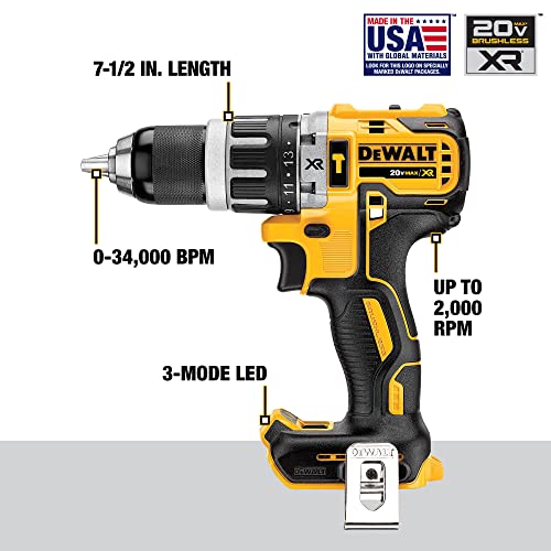 DEWALT 20V MAX Cordless Drill Combo Kit, Power Tool Combo Kit, 2-Tool (DCK287D1M1)