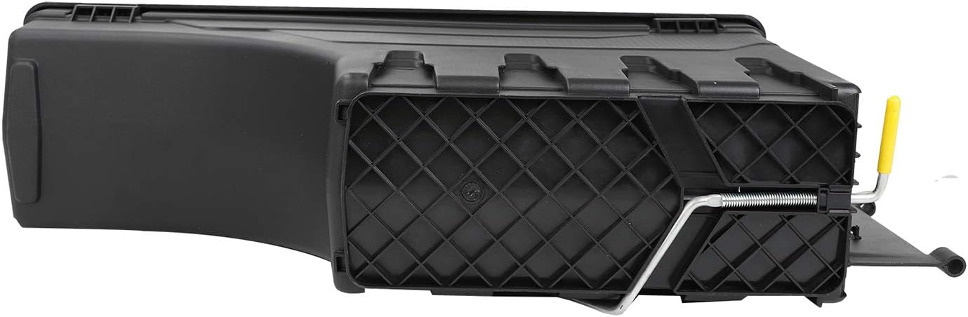 LucaSng Truck Bed Wheel Well Storage Case Tool Box Compatible with Dodge Ram 1500 2500 3500 2002-2018 Rear Driver & Passenger Side Black Lockable Storage Box Unit One Pair