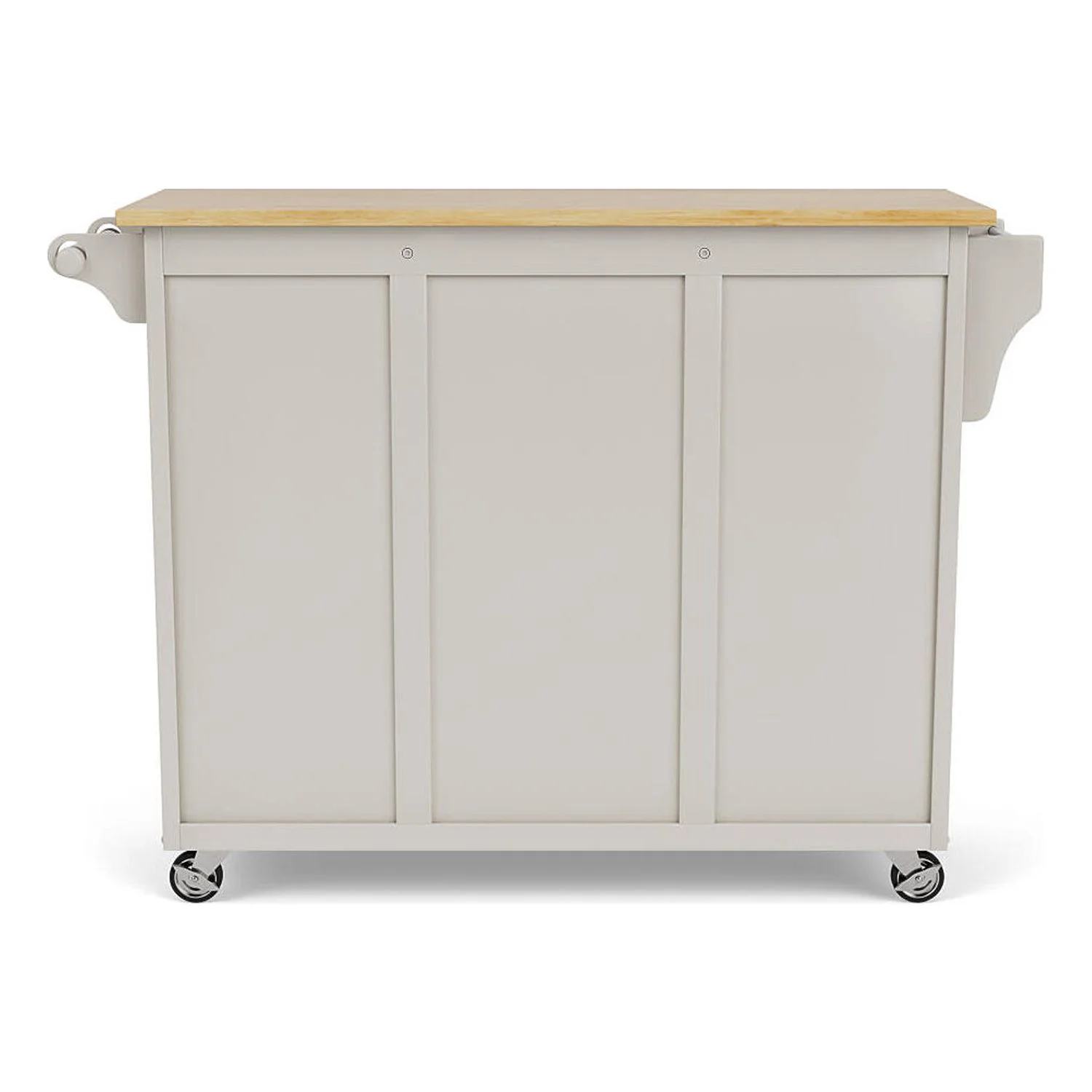 Homestyles Create-a-Cart Wood Rolling Kitchen Cart in Off White