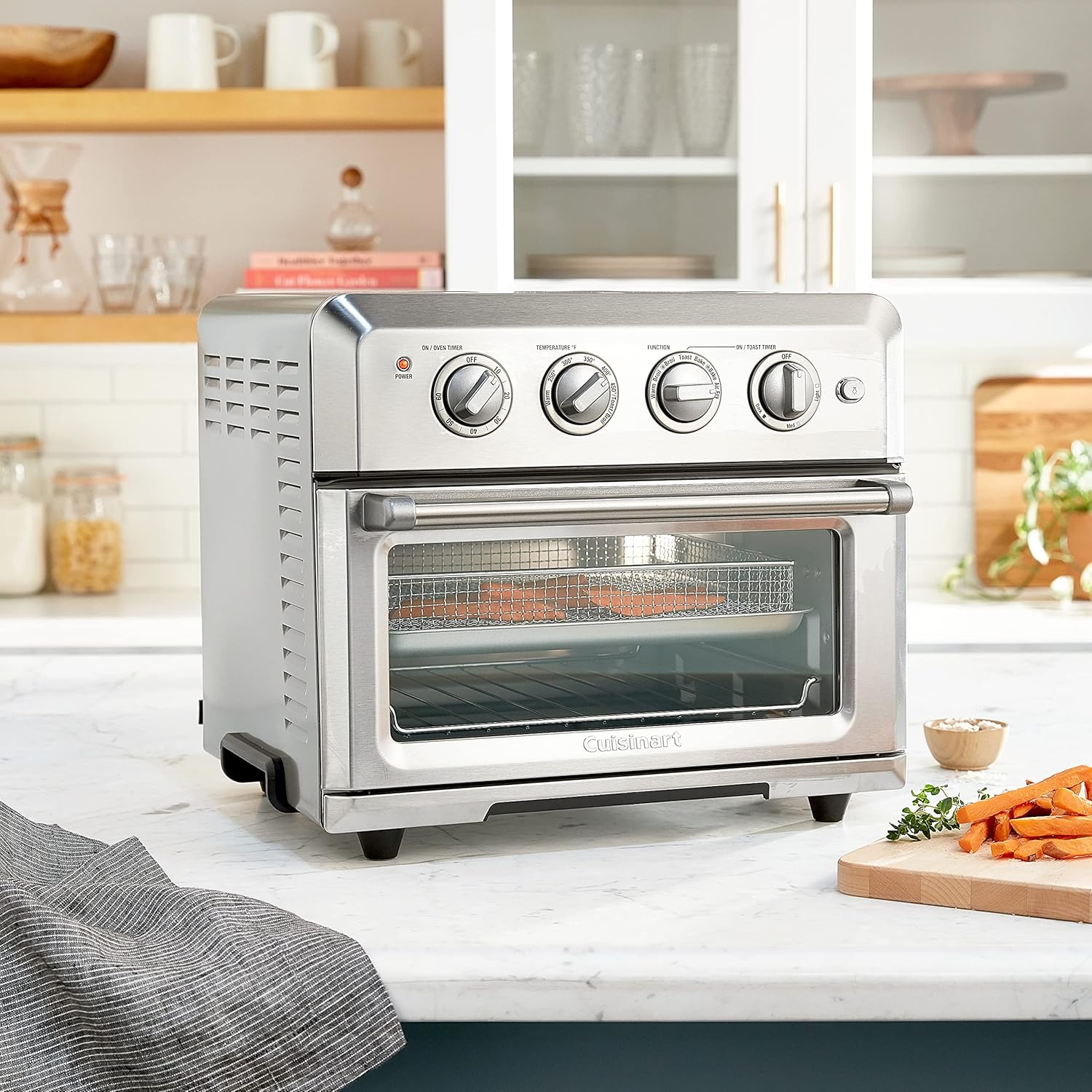 Cuisinart CTOA-122 Convection Toaster Oven Airfryer, Stainless Steel
