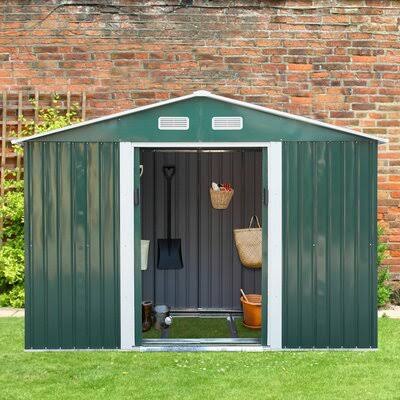 9 x 6 ft VENTILATION Metal Storage Shed