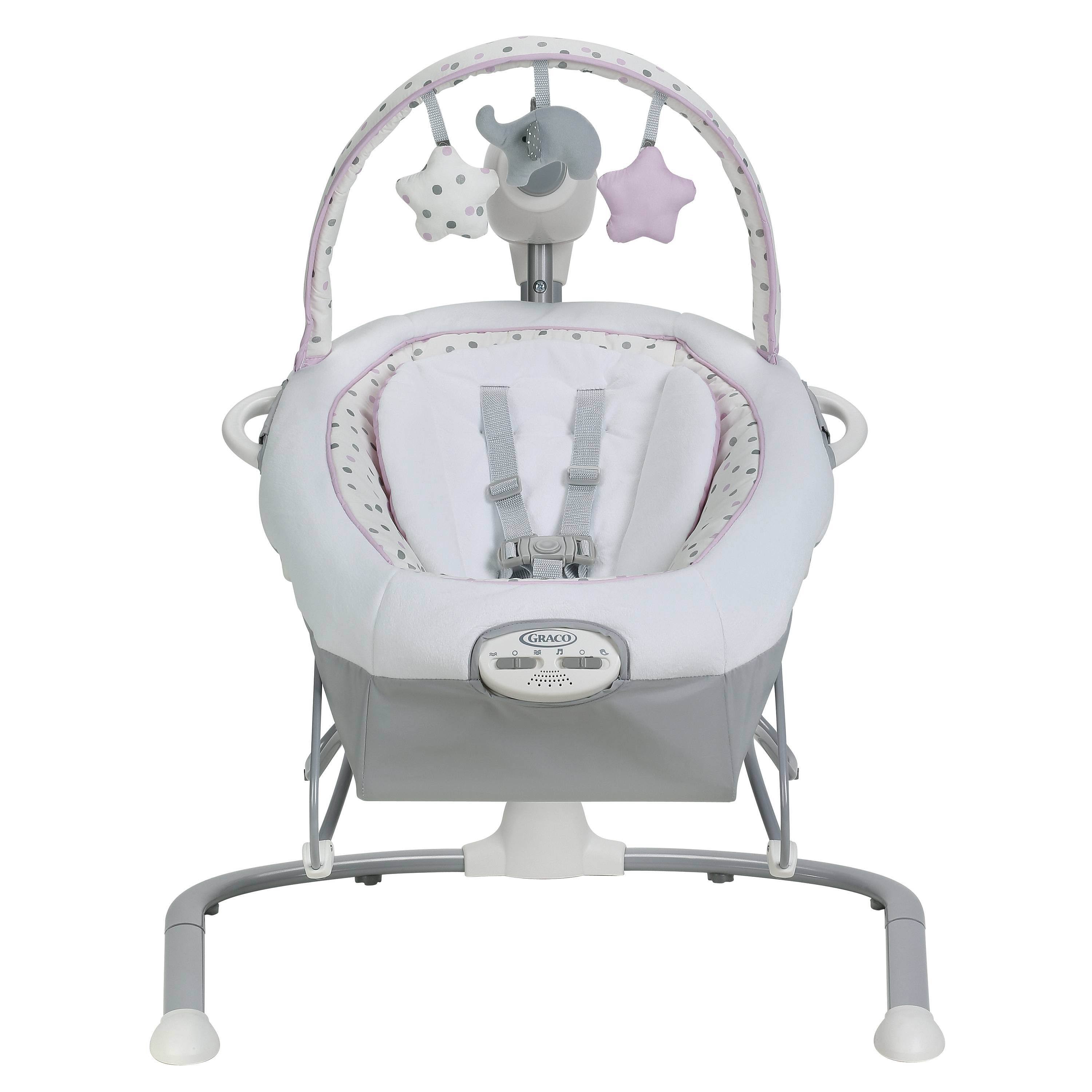 Graco Duet Sway LX Baby Swing with Portable Bouncer Camila