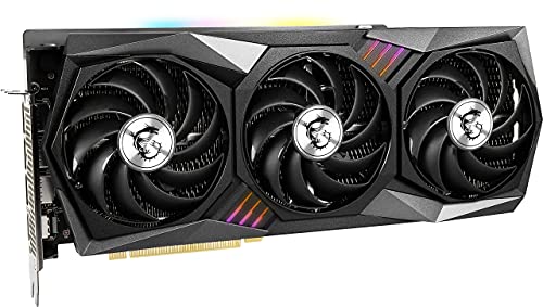 MSI Gaming GeForce RTX 3080 Ti Gaming X Trio 12G Computer Gaming Graphics Card 12GB GDRR6X 320-Bit HDMI/DP Nvlink Torx Fan 3 Ampere Architecture OC, NVIDIA GPU Video Cards for Gaming PC (Renewed)