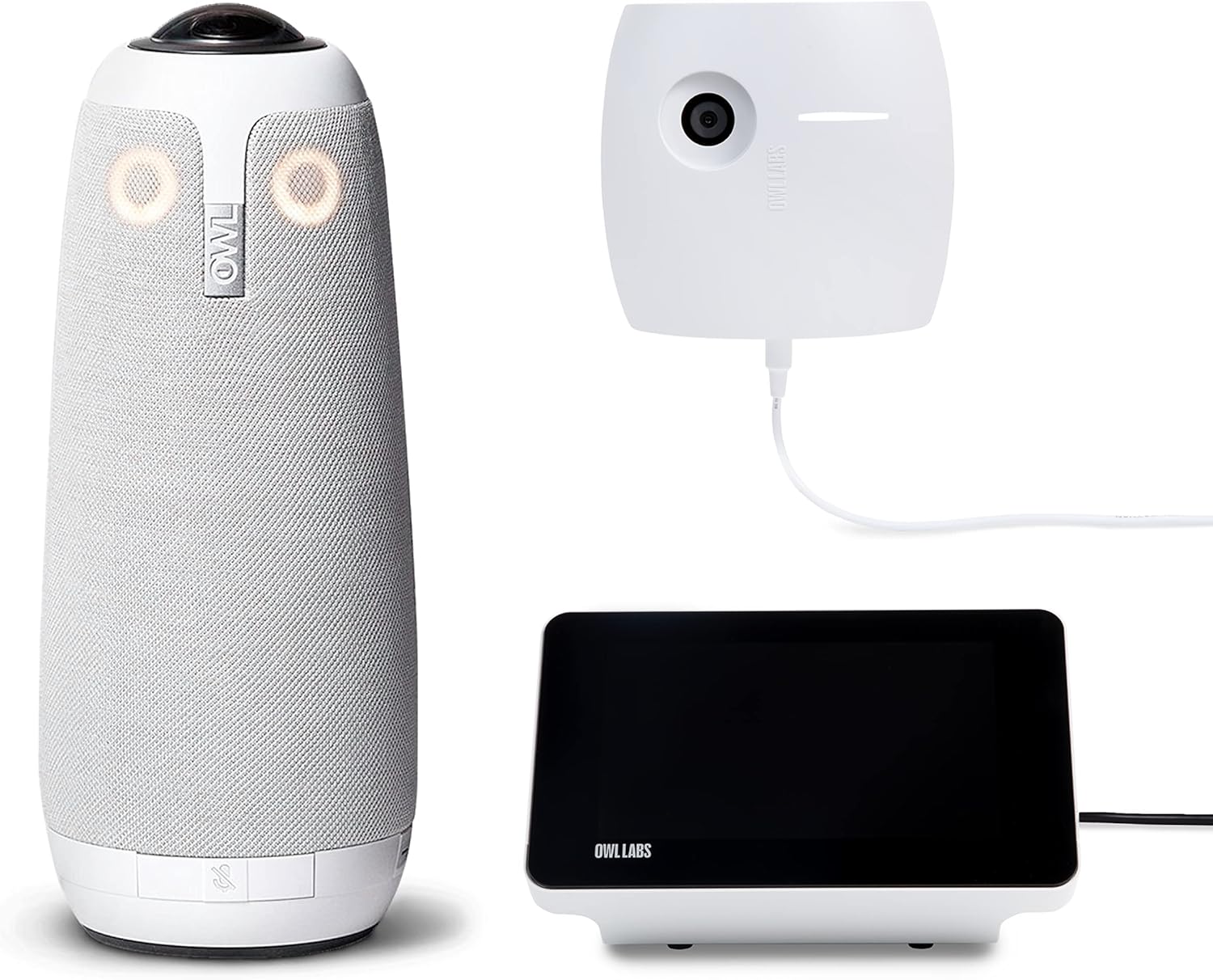 Meeting Owl Pro - 360-Degree, 1080p HD Smart Video Conference Camera, Microphone, and Speaker (Automatic Speaker Focus & Smart Zooming and Noise Equalizing)