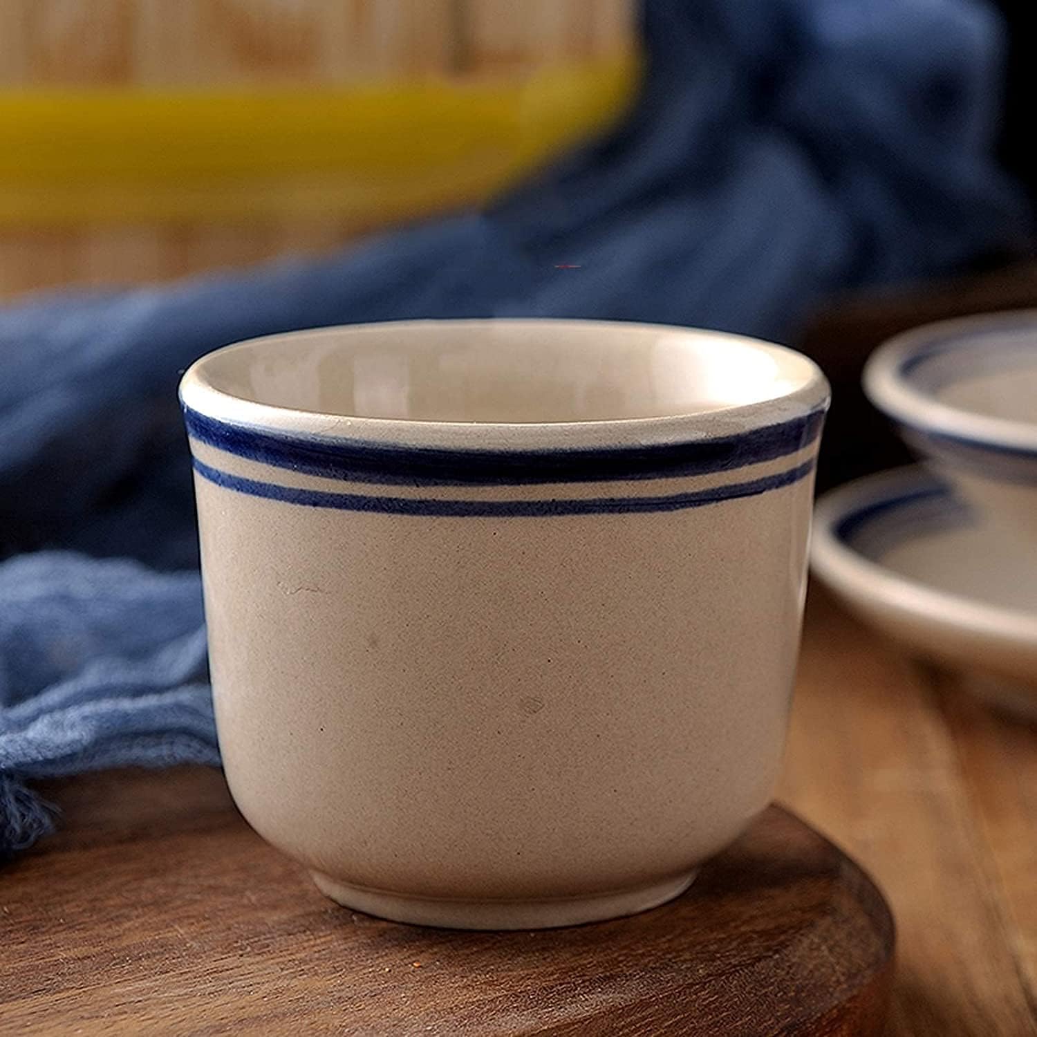 Special Restaurant Dinnerware Set Party Dinner Set Old-Fashioned Four-Piece Bowl, Dish and Plate Porcelain Special Set Restaurant Tableware Ceramic Table Porcelain Dinnerware
