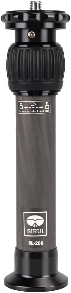 SIRUI AM-223 Carbon Fiber Camera Tripod Mini Travel Compact Tripod with 360° B-00K Ball Head, Arca Swiss Quick Release Plate, Loads up 15KG, Max Height 16.6, Folded Height 12.1