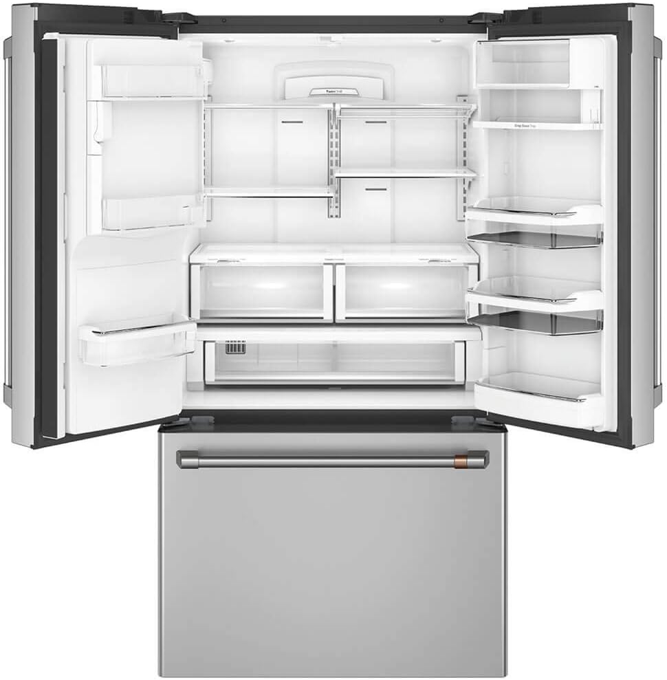 Cafe CYE22TP2MS1 22.2 cu. ft. Smart French Door Refrigerator in Stainless Steel, Counter Depth and ENERGY STAR