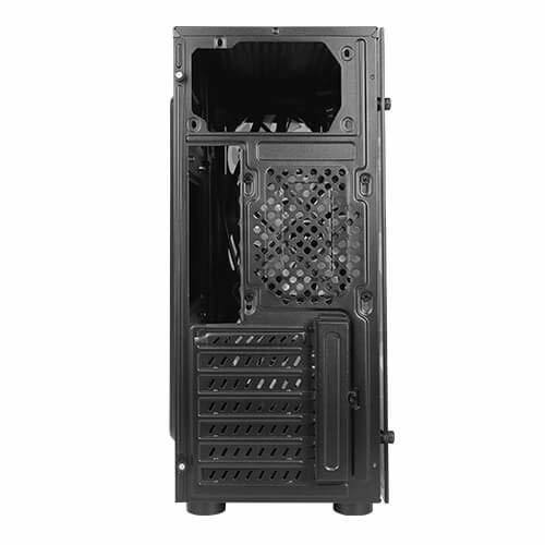 Antec NX Series NX210, Mid-Tower ATX Gaming Case, Tempered Glass Front u0026 Side Panels, 4 x 120 mm ARGB Fans Included